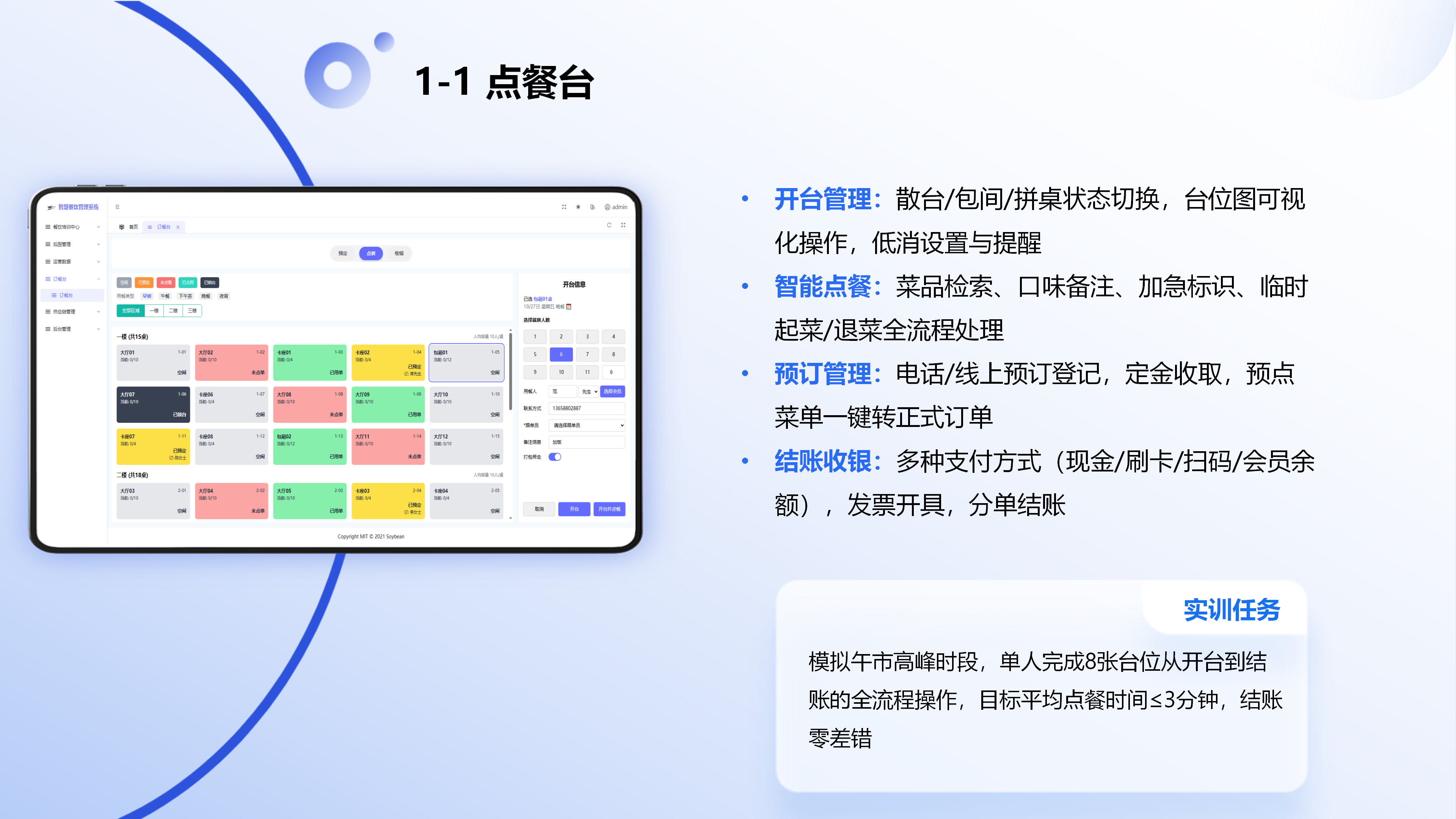 餐饮智能管理实训系统解决方案图片 4